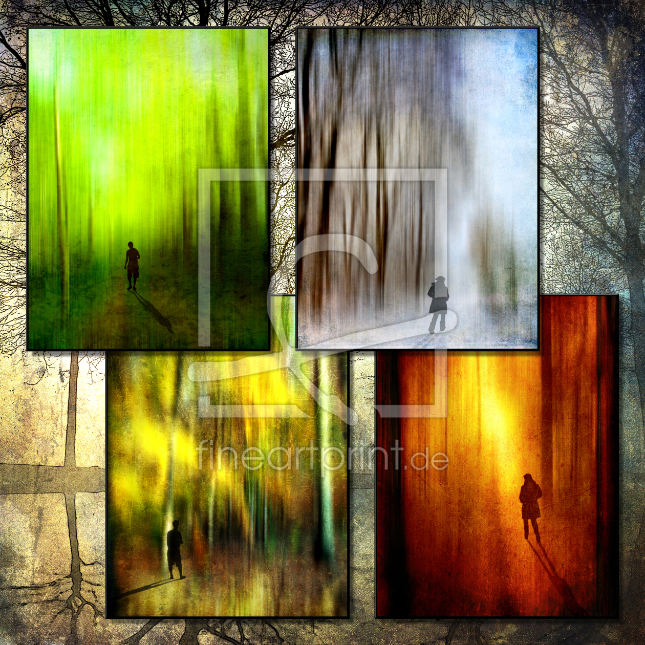 Bild-Nr.: 10347809 Four seasons (Quadrat, Variante Hintergrund scharf) erstellt von yammay