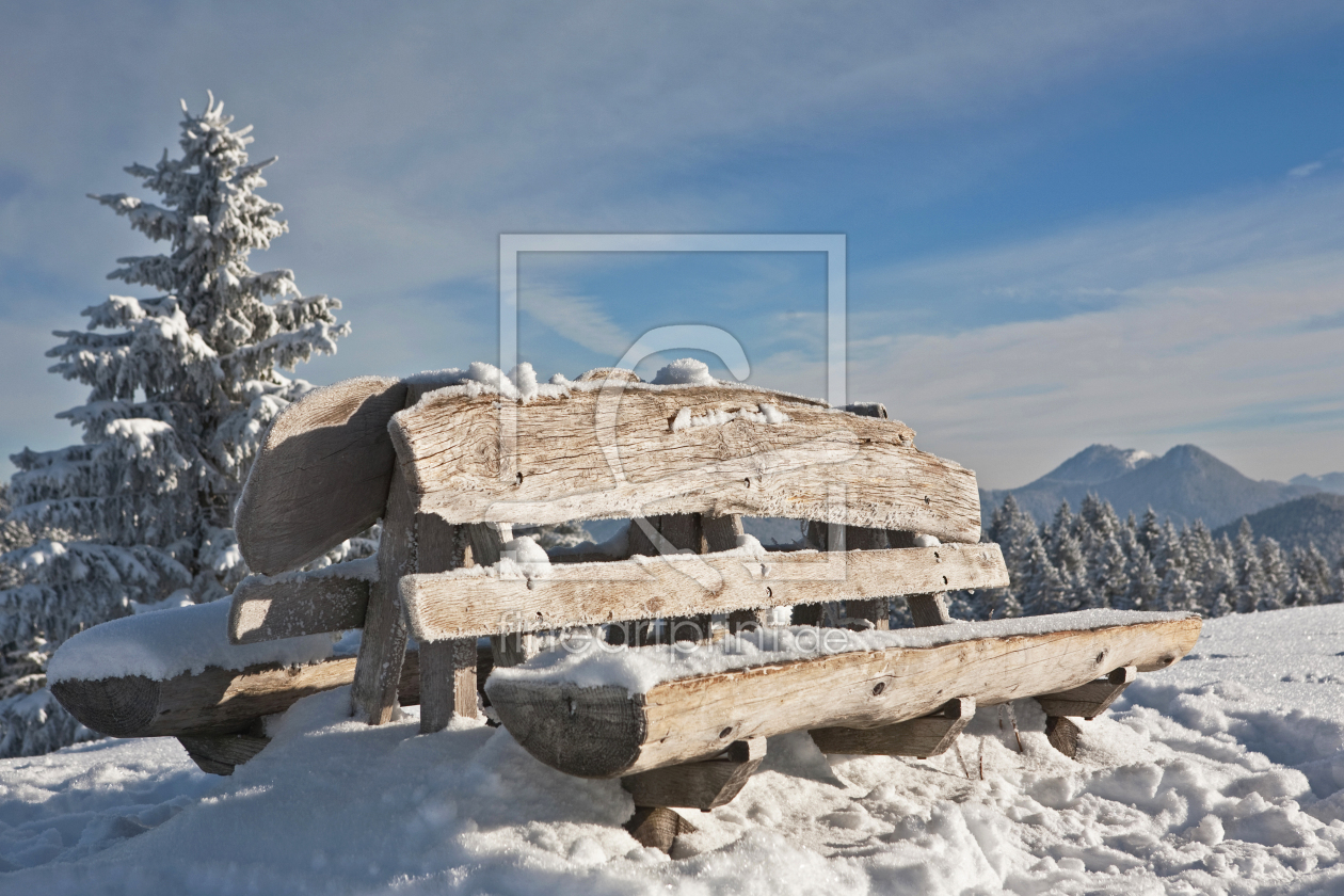Bild-Nr.: 10674356 Rast im Winter erstellt von EderHans