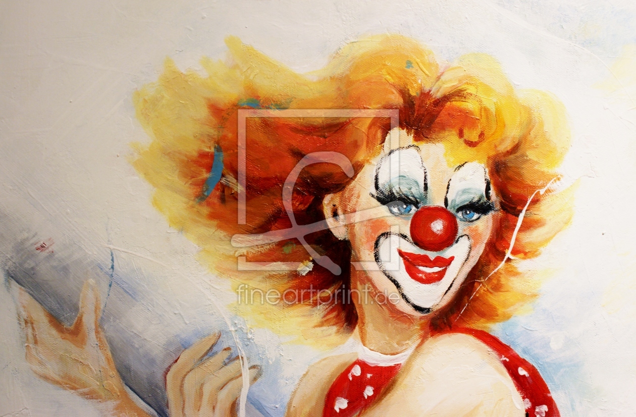 Bild-Nr.: 11228002 Clown Sally Portrait erstellt von Barbara  Tolnay