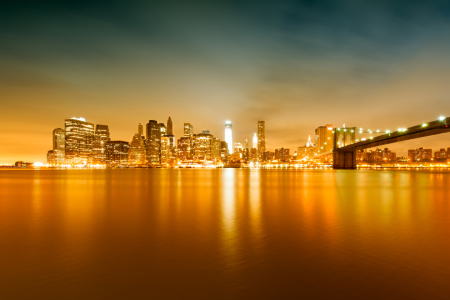 Bild-Nr: 10715975 New York City - Manhattan Skyline bei Nacht Erstellt von: AlexanderVoss