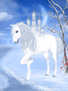 Bild-Nr: 10776783 The white Unicorn Erstellt von: Simone Gatterwe