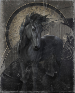 Bild-Nr: 11518477 Gothic Friesian Horse Erstellt von: Simone Gatterwe